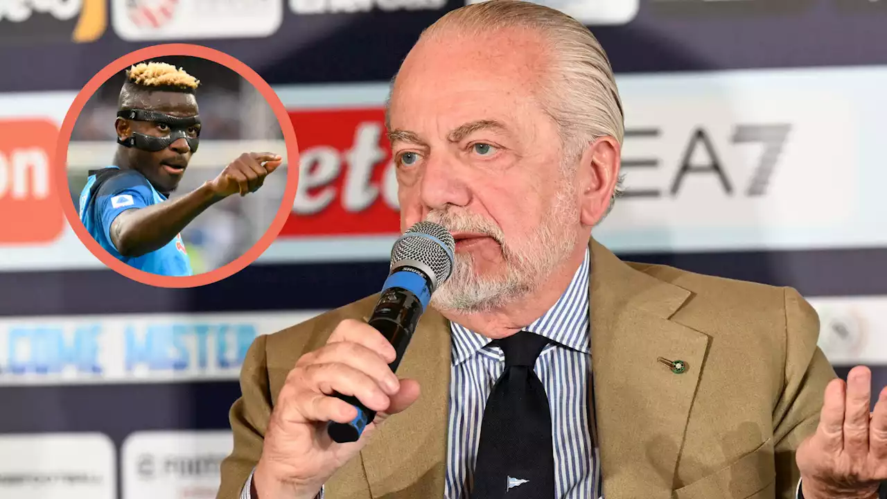 De Laurentiis sul futuro di Osimhen: 'Via solo per un'offerta più che indecente' | Goal.com Italia