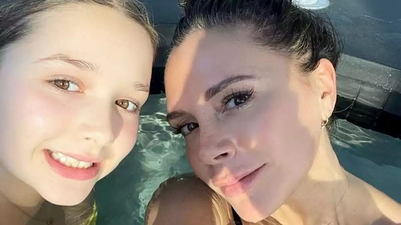 Adorable Harper Beckham takes after mum Victoria in personal family videos