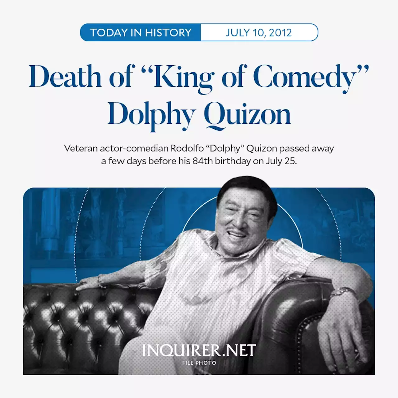 Dolphy passes away