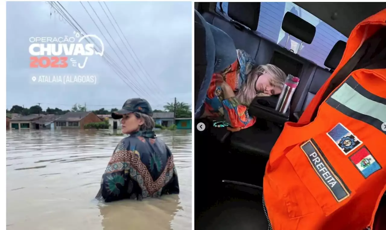 Aliada dos Calheiros e cantora nas horas vagas: quem é a prefeita alagoana acusada de fazer 'ensaio fotográfico' no meio de enchente