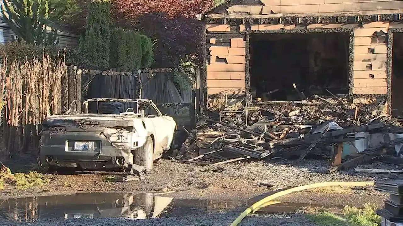 South King Fire Crews busy with house and brush fire blocks apart in Auburn