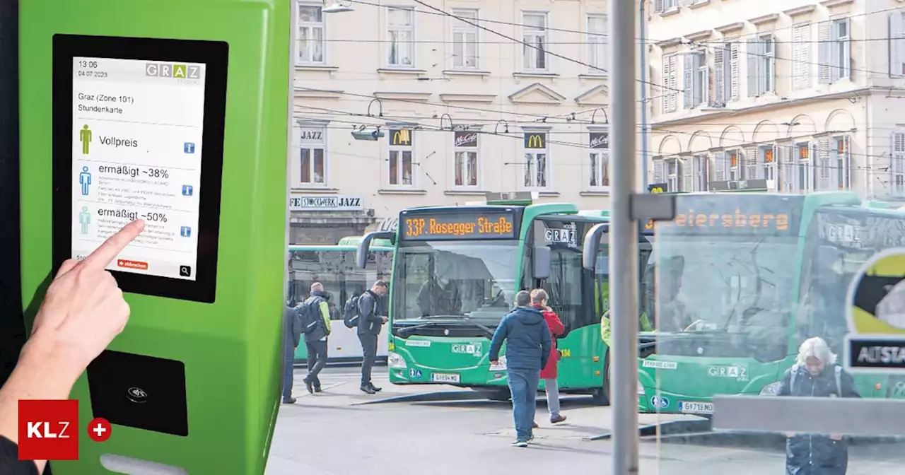 173 bargeldlose Automaten: Jetzt sind alle Busse der &quot;Graz Linien&quot; mit Ticketautomaten ausgestattet