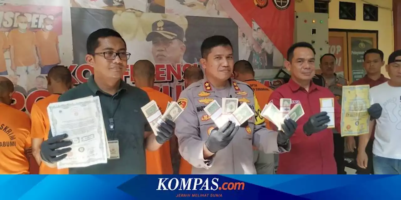 Polisi Sita 2.200 Lembar Uang Palsu Dollar AS Setara Rp 33 T di Sukabumi