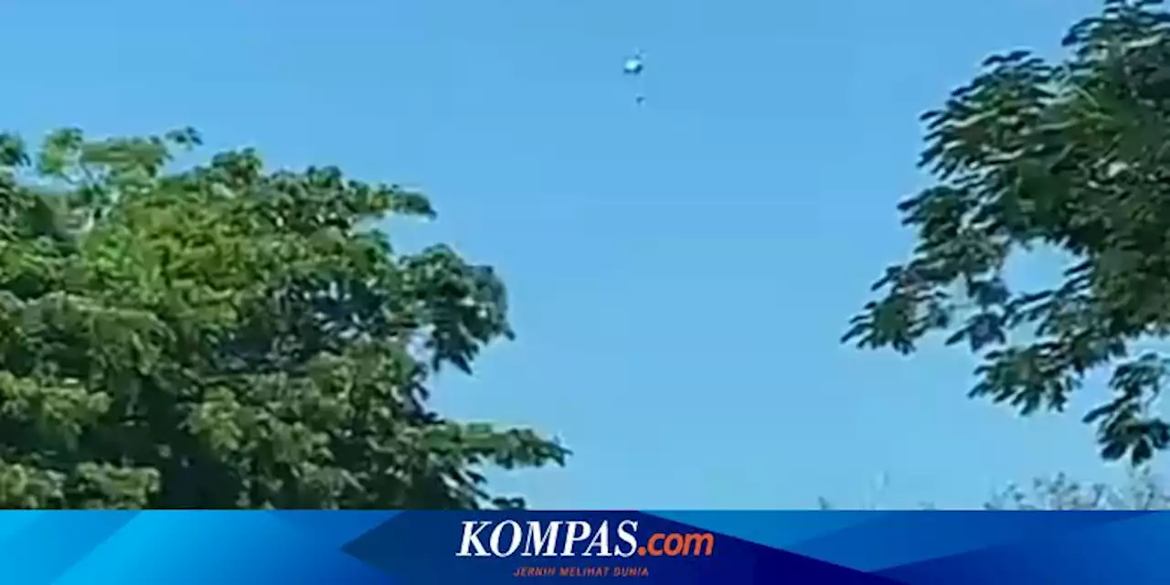 Viral, Video Penerjun Payung Jatuh di Kabupaten Maros