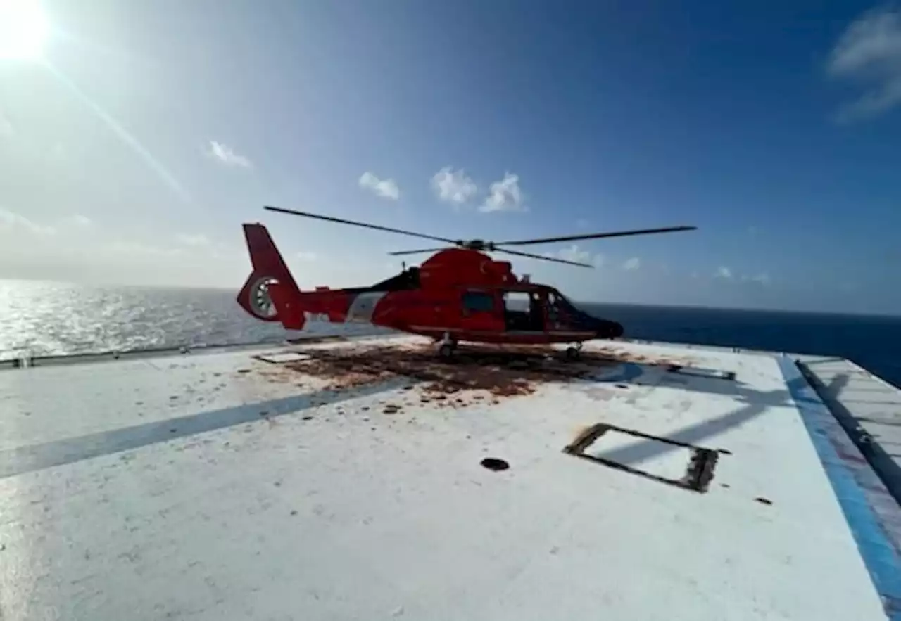 Coast Guard medevacs oil rig crewman experiencing symptoms of cardiac arrest from rig 88 miles off Freeport