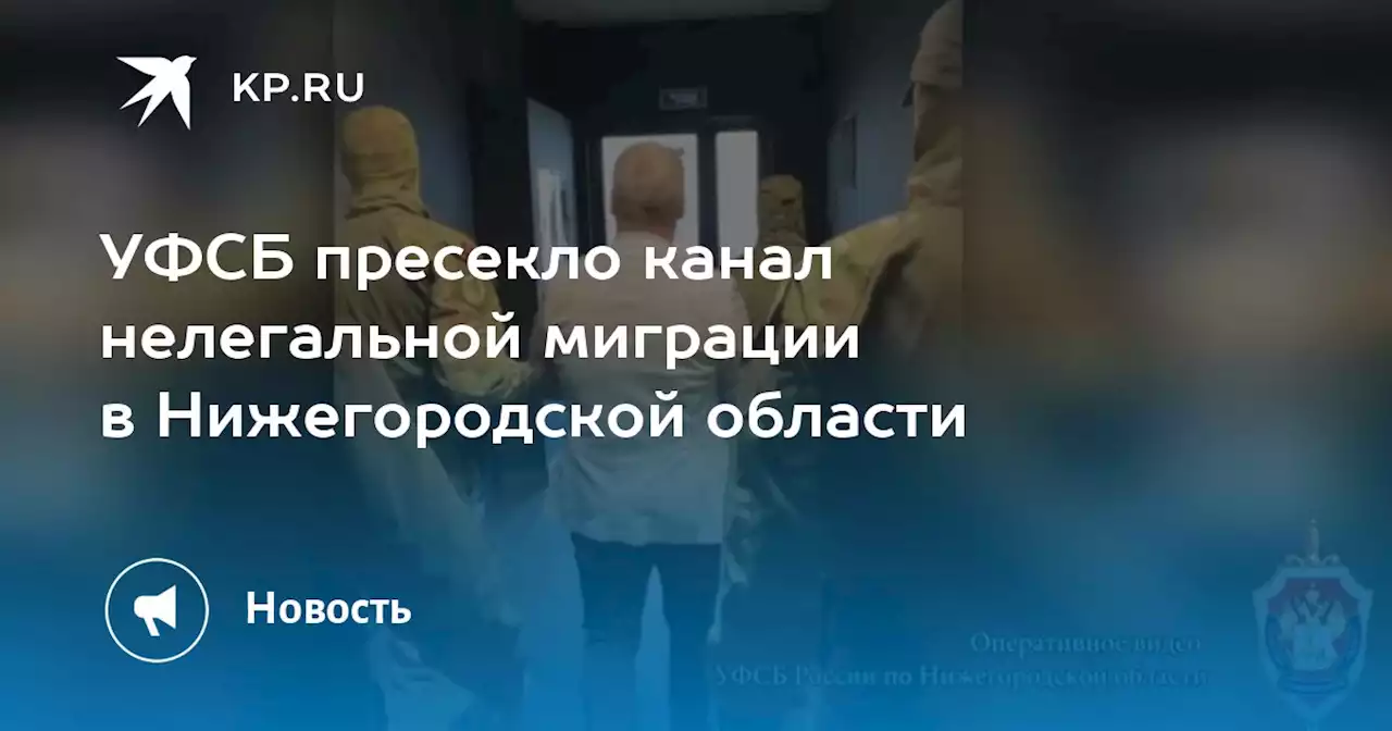 УФСБ пресекло канал нелегальной миграции в Нижегородской области