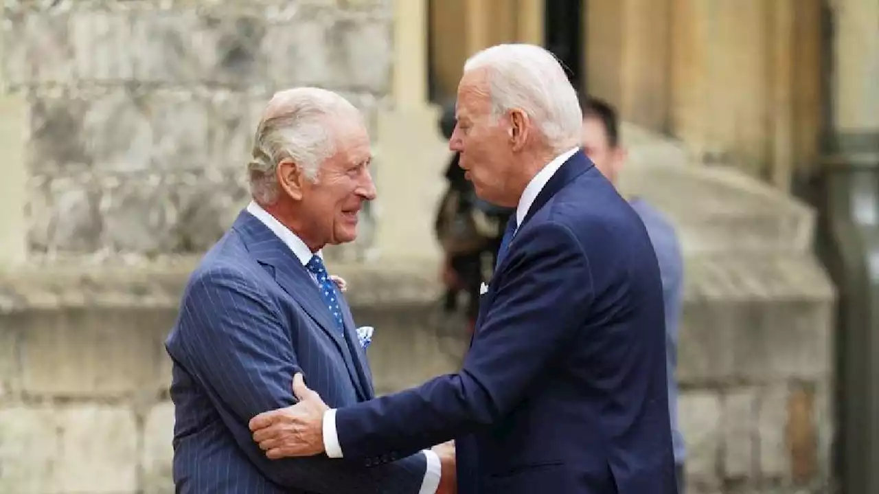 Biden meets King Charles and PM Sunak ahead of NATO summit