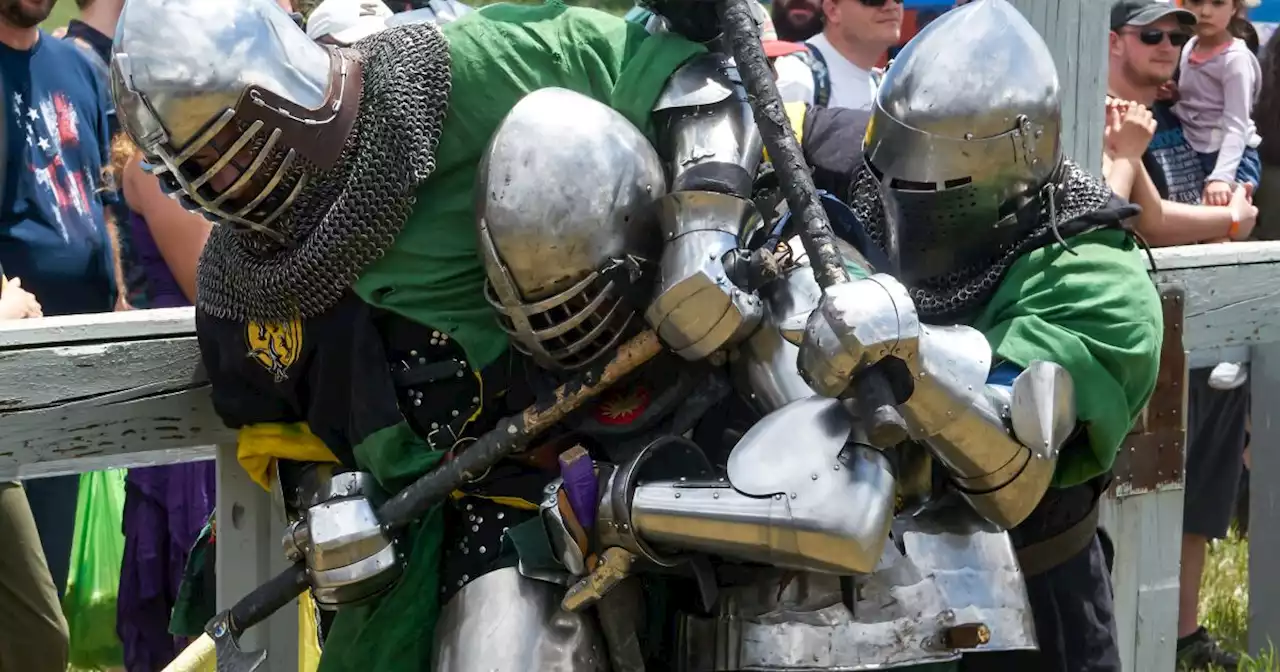 Extreme medieval: This full-contact sport is a human demolition derby with armor and swords