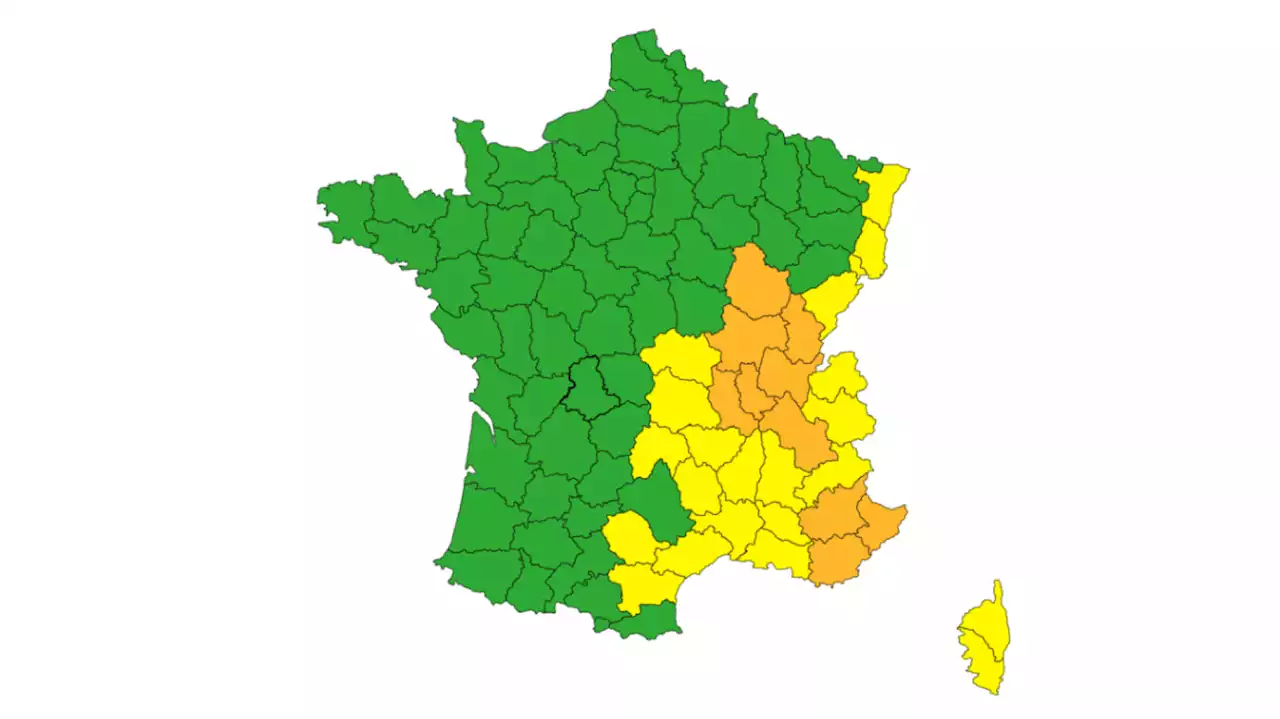 Dix départements placés en vigilance orange canicule, de violents orages attendus mardi