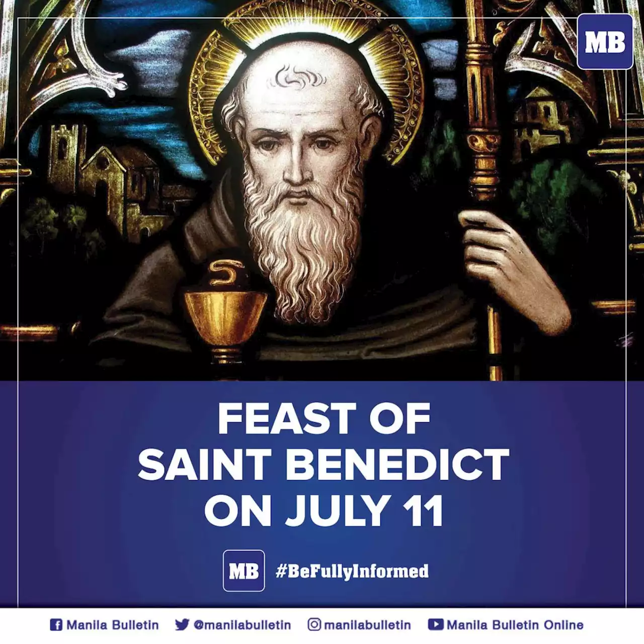 Feast of Saint Benedict on July 11