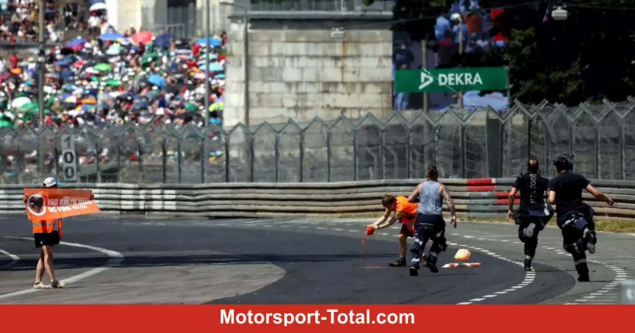 Sportwart verletzt: So kam es zum Klimaprotest bei der DTM am Norisring