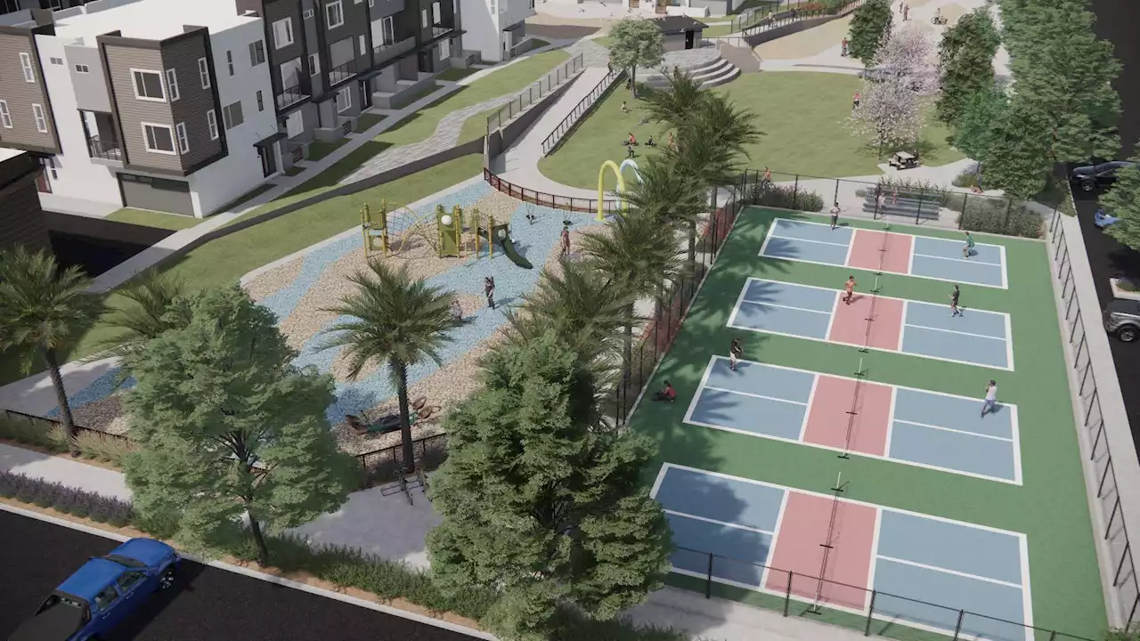 Pickleball and skating: Here's what the park at San Marcos Restaurant Row will look like