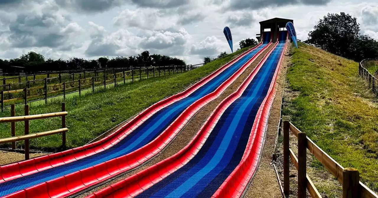 UK's longest Mega Slide arrives at attraction 50 minutes from Notts