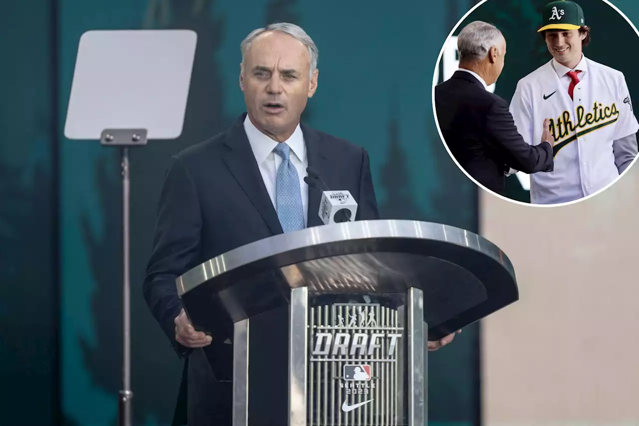 MLB commissioner Rob Manfred botches name of university during 2023 MLB Draft