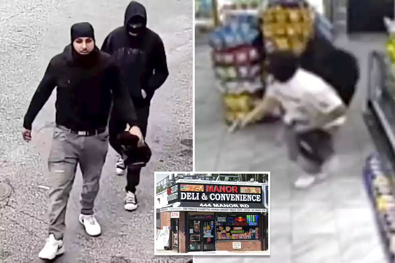 NYPD on hunt for 2 suspects who fatally shot Staten Island deli clerk during attempted robbery