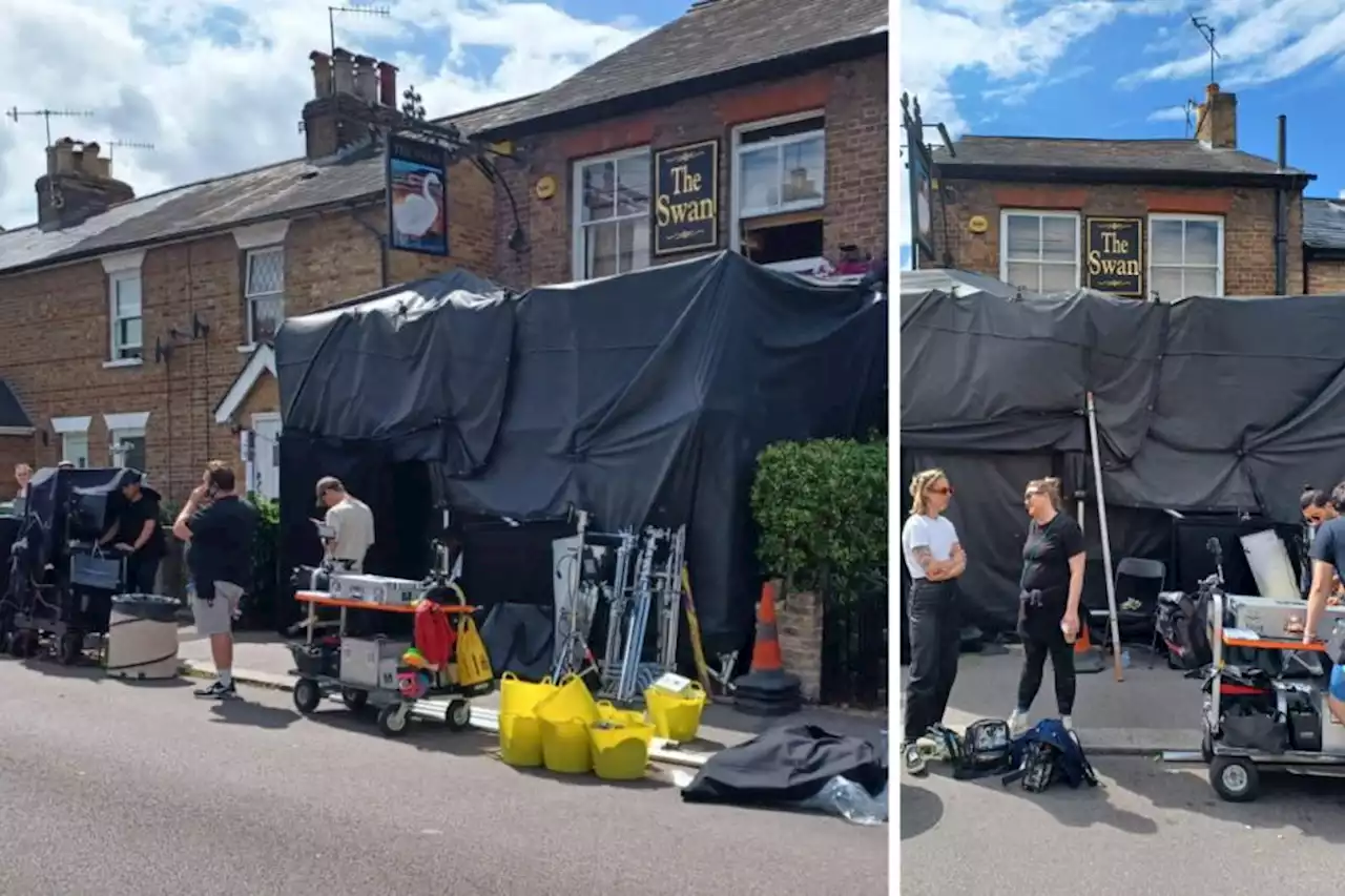 Famous faces seen at local pub used for filming