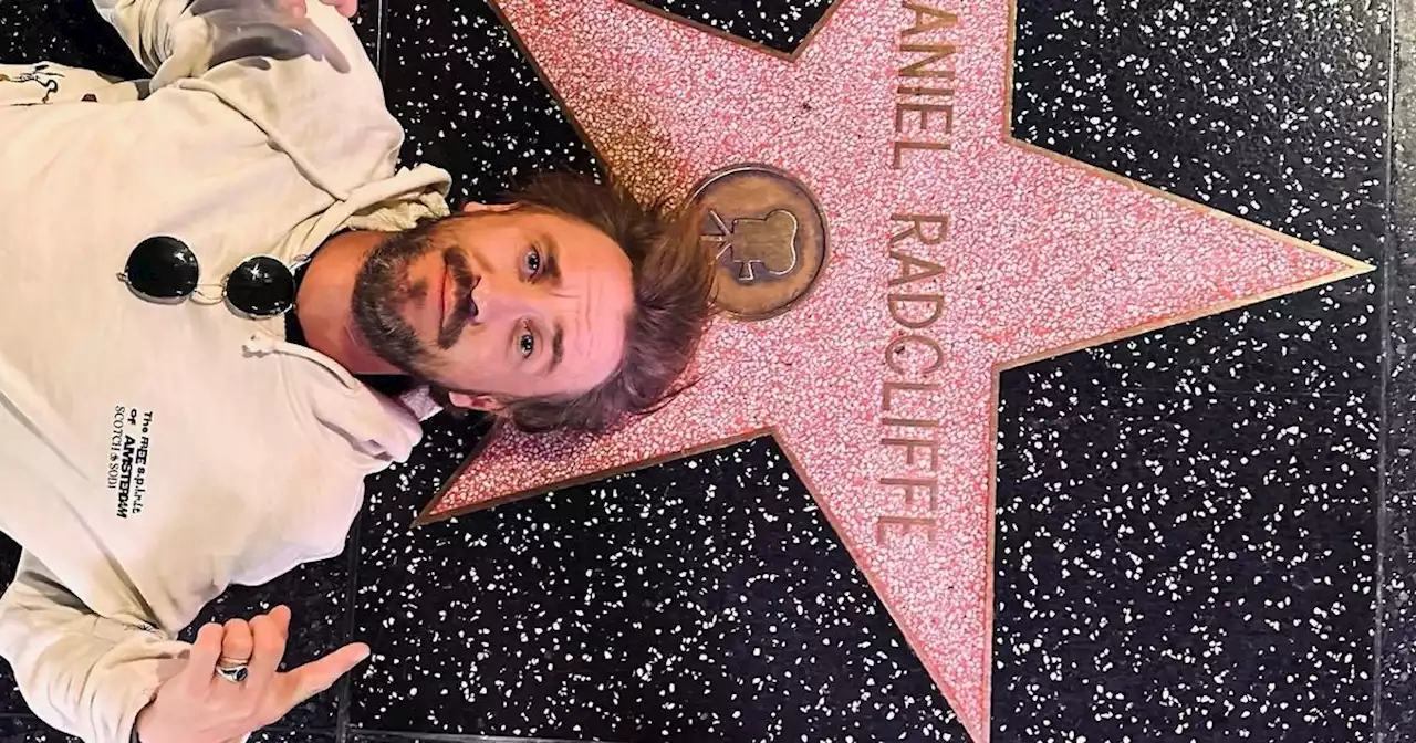 Harry Potter's Tom Felton finds actor Daniel Radcliffe's star on Walk of Fame