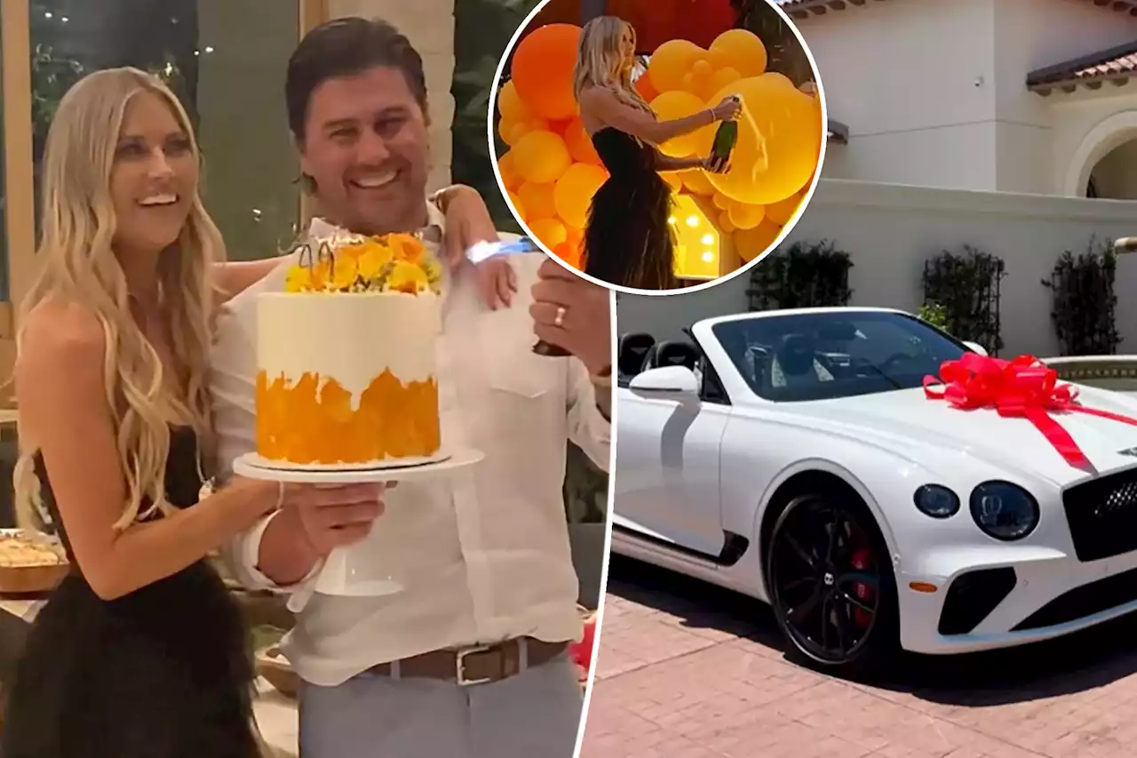 Christina Hall gets $240K Bentley from husband Joshua for 40th birthday