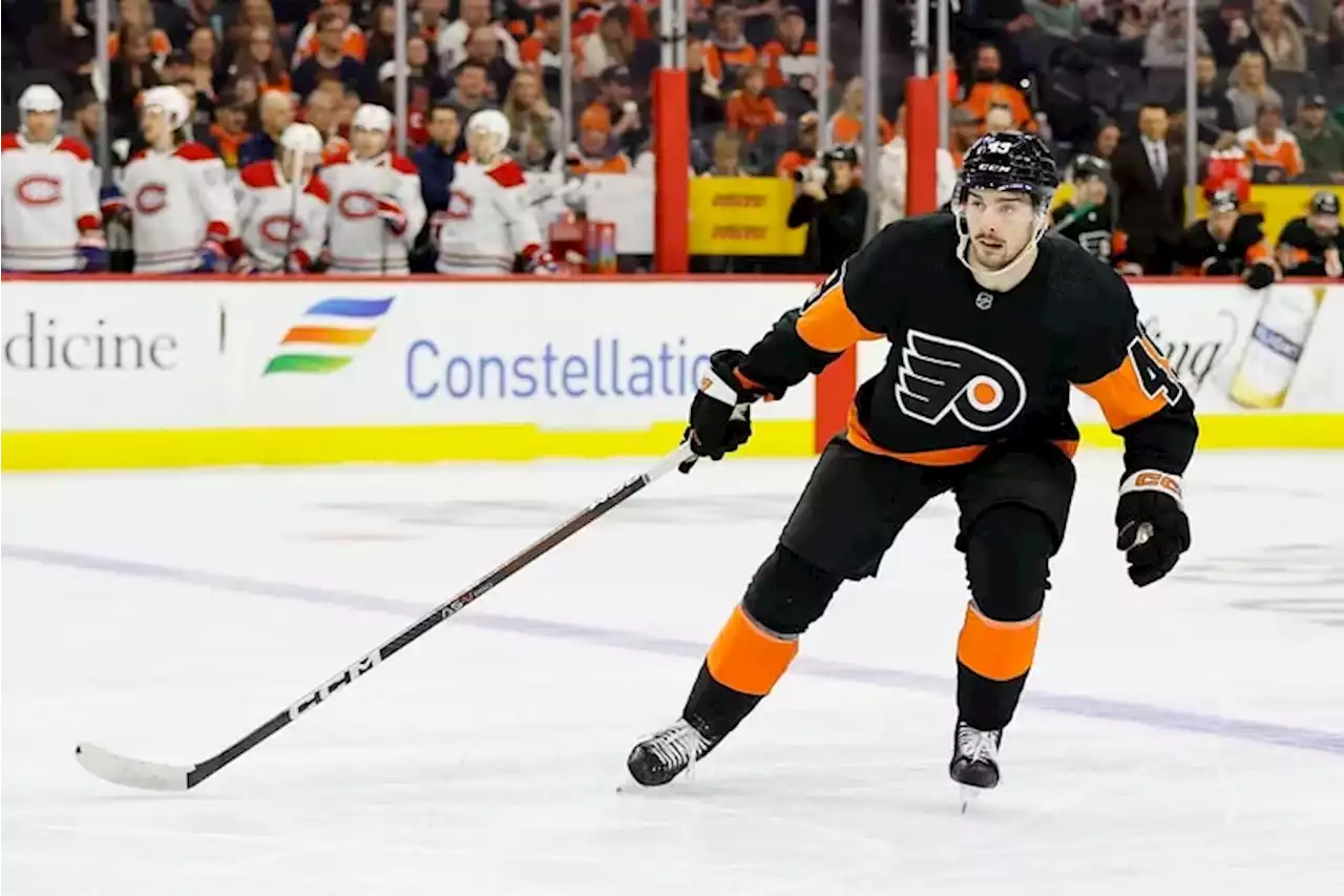 Report: Flyers avoid arbitration, sign center Noah Cates to two-year deal