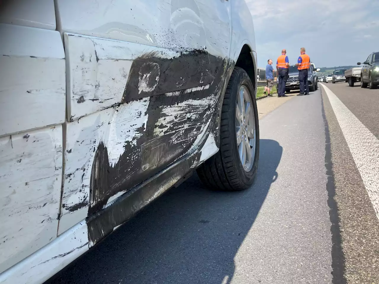 Benken SG: Verkehrsunfall auf der Autobahn A3