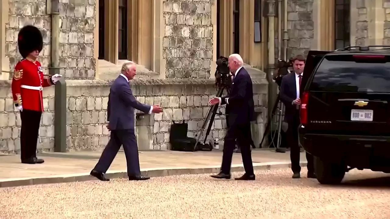 Biden meets King Charles and PM Sunak ahead of NATO summit