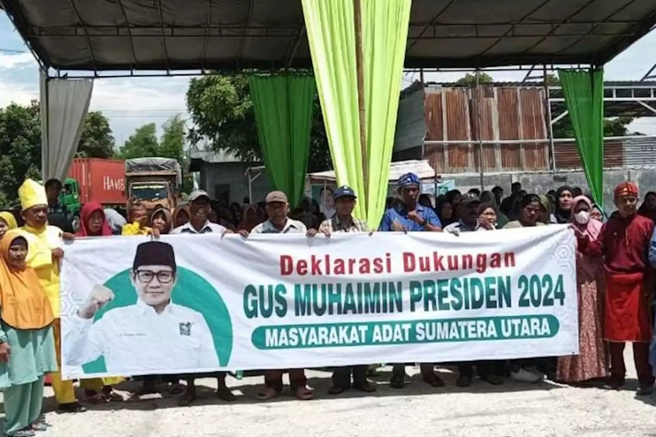 Masyarakat Adat Sumut Deklarasi Dukung Cak Imin Presiden 2024