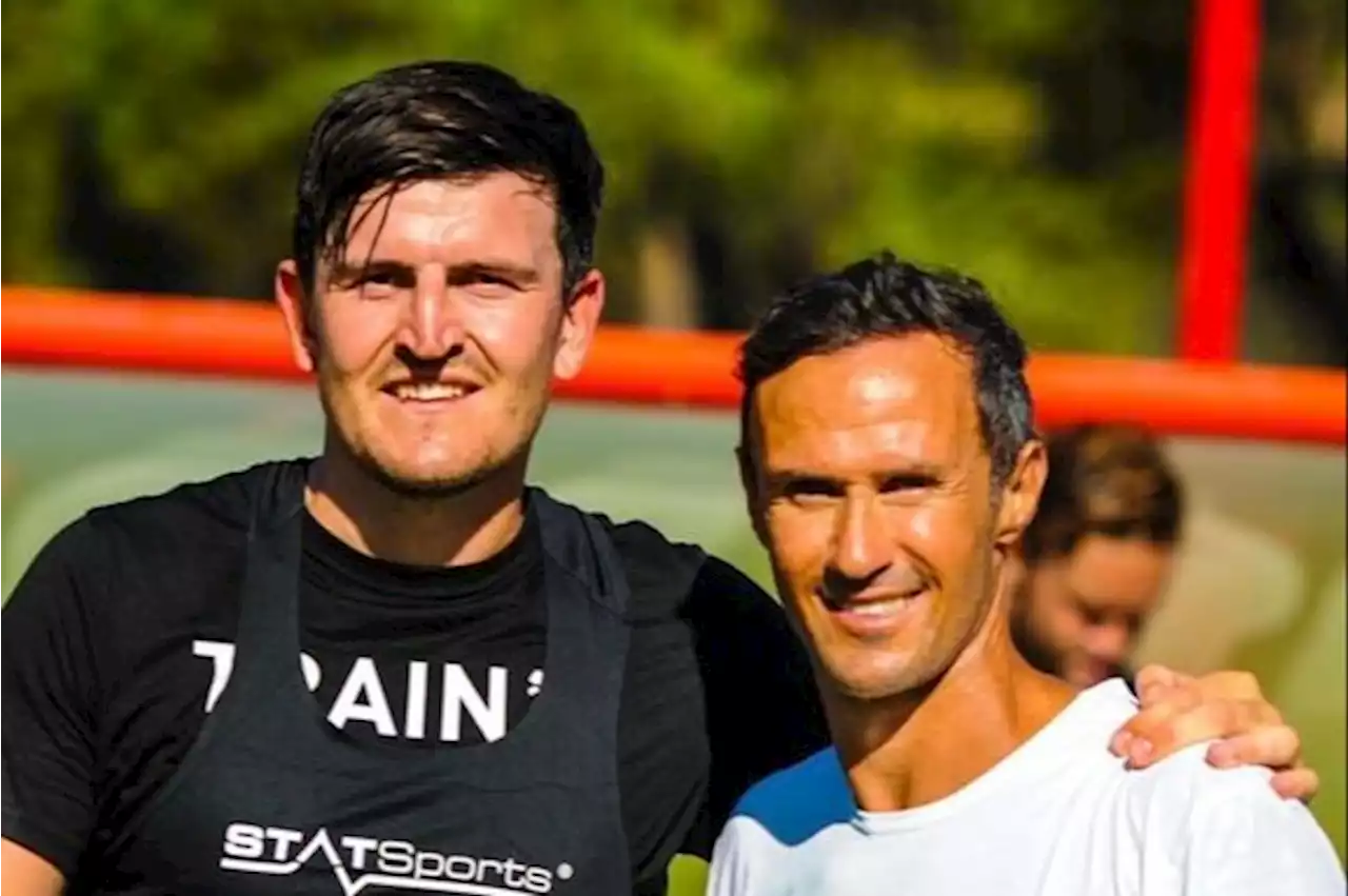 Chelsea legend unrecognisable without long hair as he trains Maguire with Love Island star