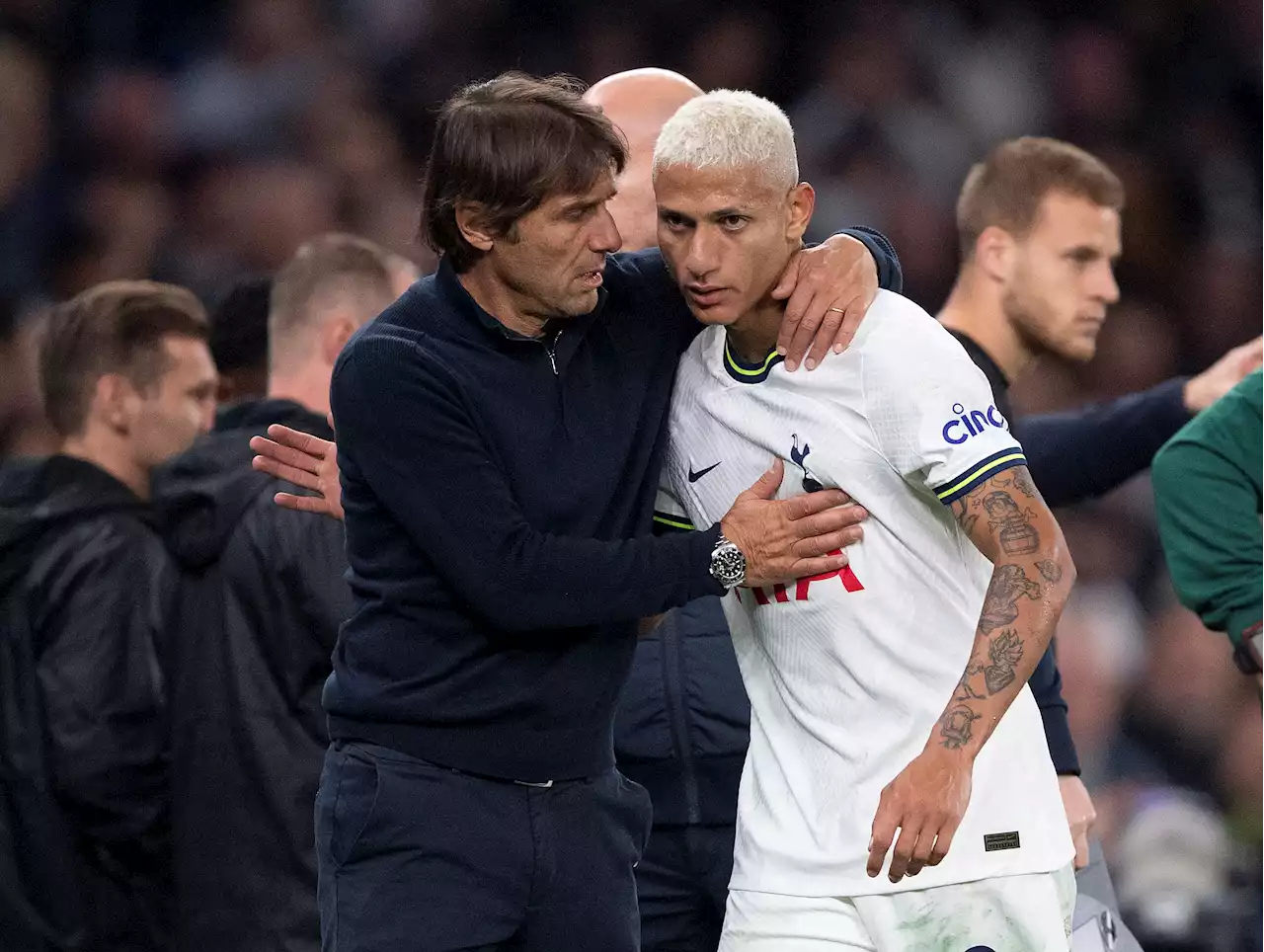 Richarlison reveals brutal scolding Conte gave him in front of Tottenham teammates