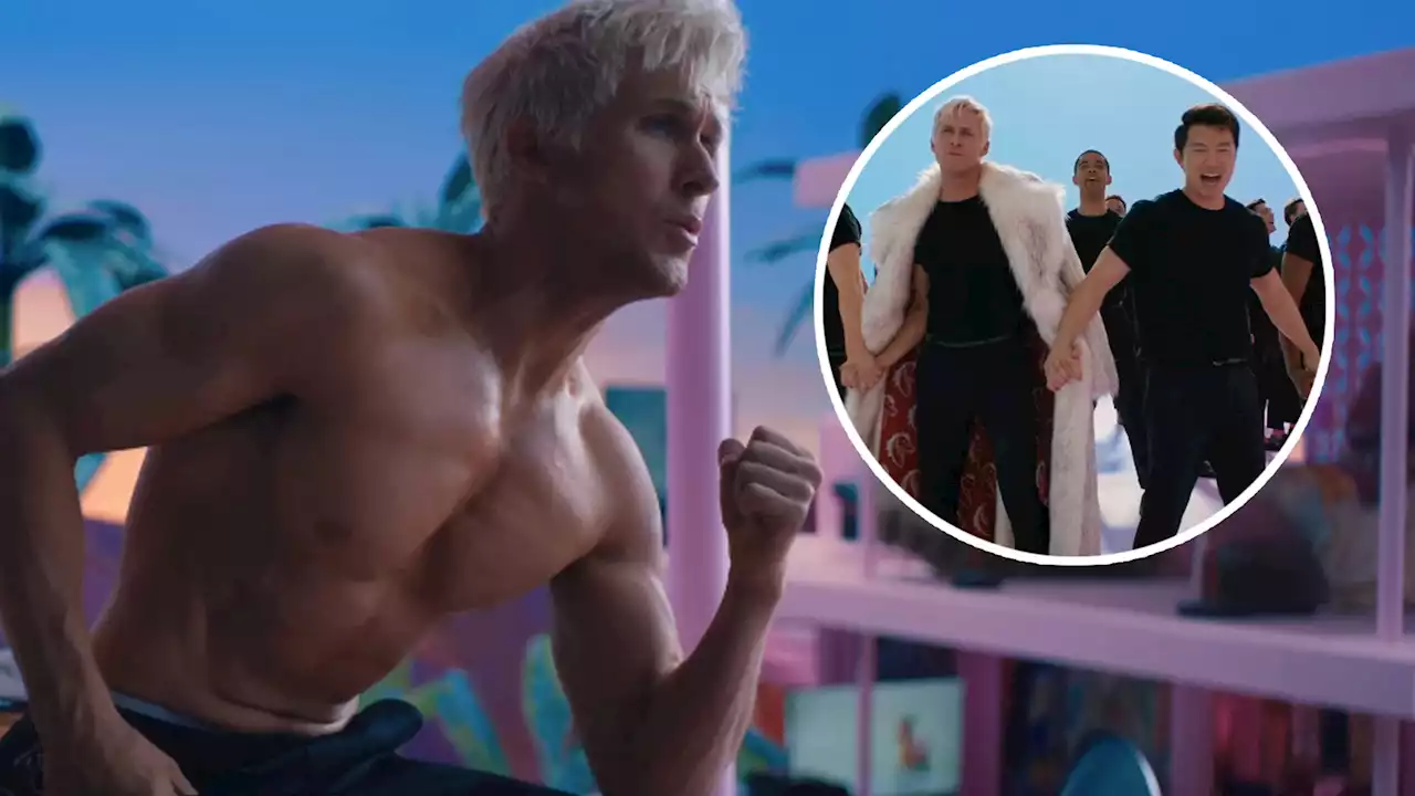 Shirtless Ryan Gosling Sings 'Just Ken' Power Ballad In New Barbie Music Video