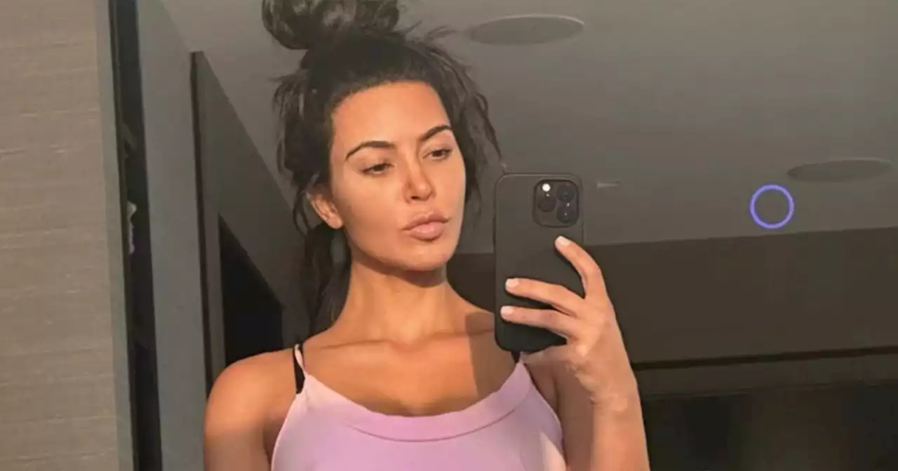 Kim Kardashian is ‘freaking out’ after noticing a ghostly ‘woman’ in the background of her selfie