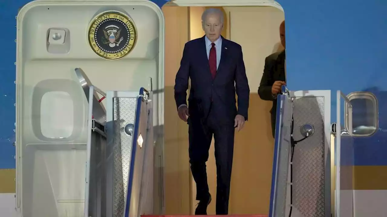 Biden arrives in UK ahead of NATO summit, Finland visit