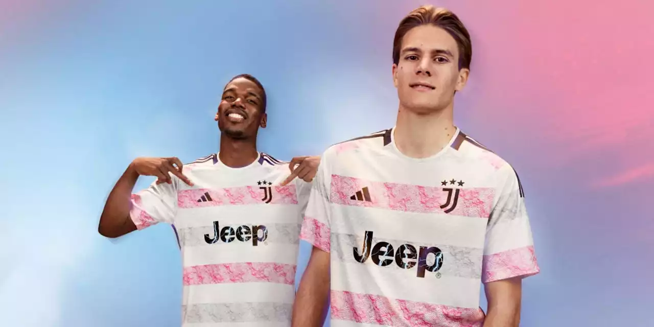 Fagioli in primo piano e Pogba sullo sfondo: seconda maglia Juve