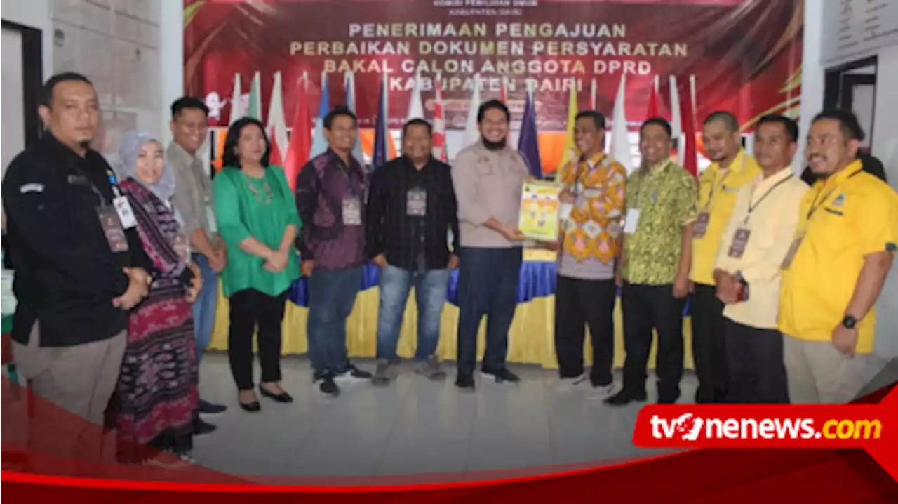 Golkar Dairi Serahkan Perbaikan Bacaleg ke KPU, Optimis Raih 10 Kursi di Pemilu 2024