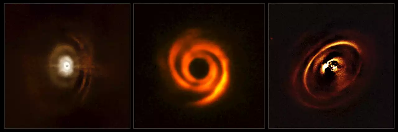 A Planet has Whipped Up Spiral Arms Around a Young Star