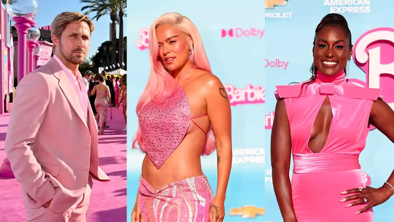 Ryan Gosling, Karol G, Issa Rae and More Stars Are Thinking Pink in Barbiecore Looks for ‘Barbie’ Los Angeles Premiere