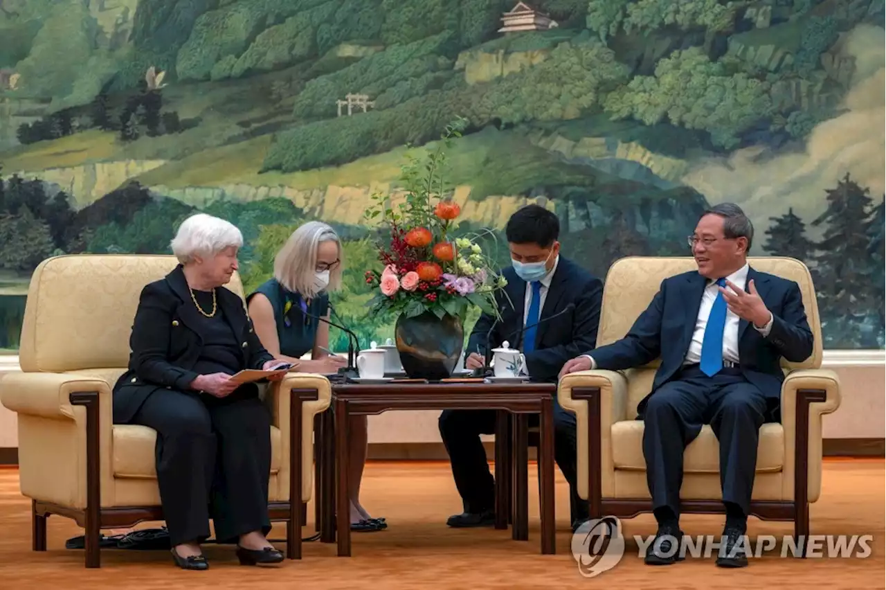 中 '美옐런에 고율관세 등 '對중국 경제제재 철회' 요구했다' | 연합뉴스