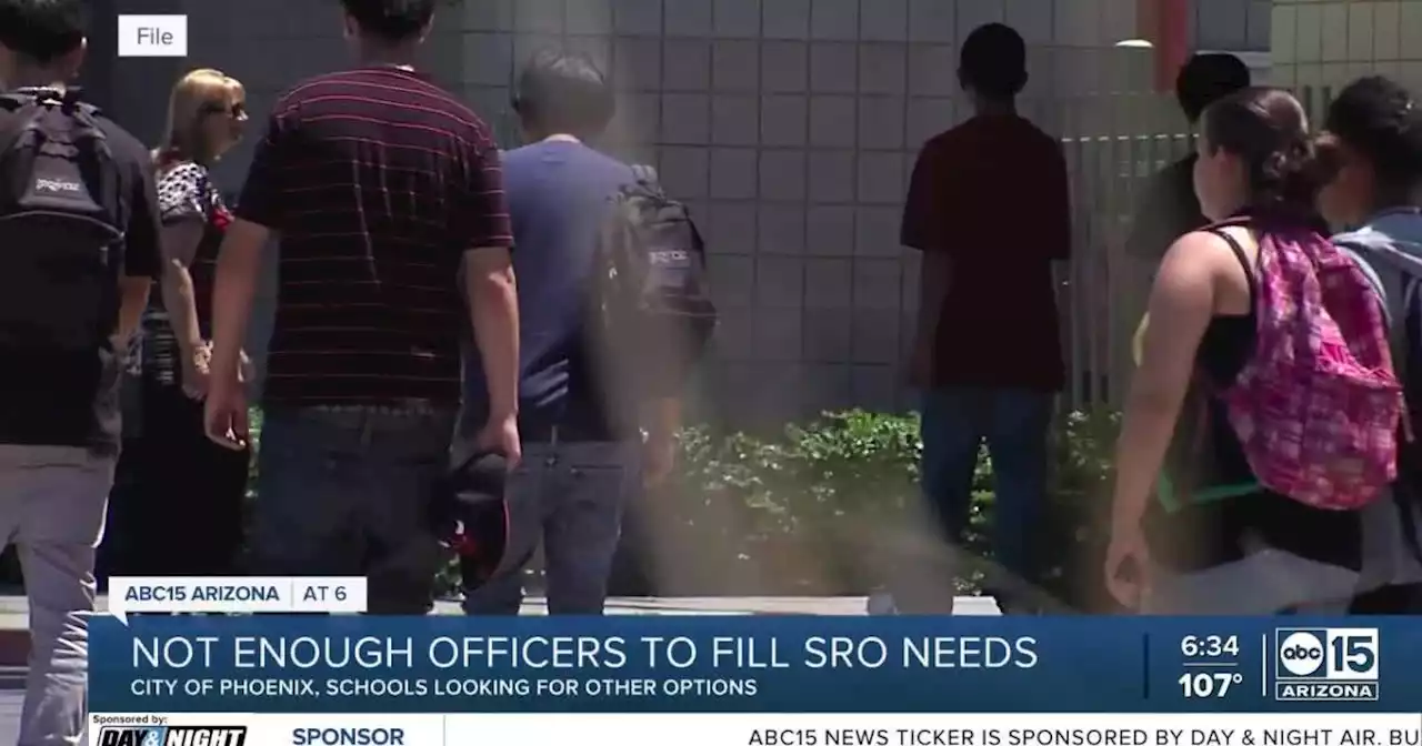 City of Phoenix, schools working to find other resource officer options as officer shortage lingers