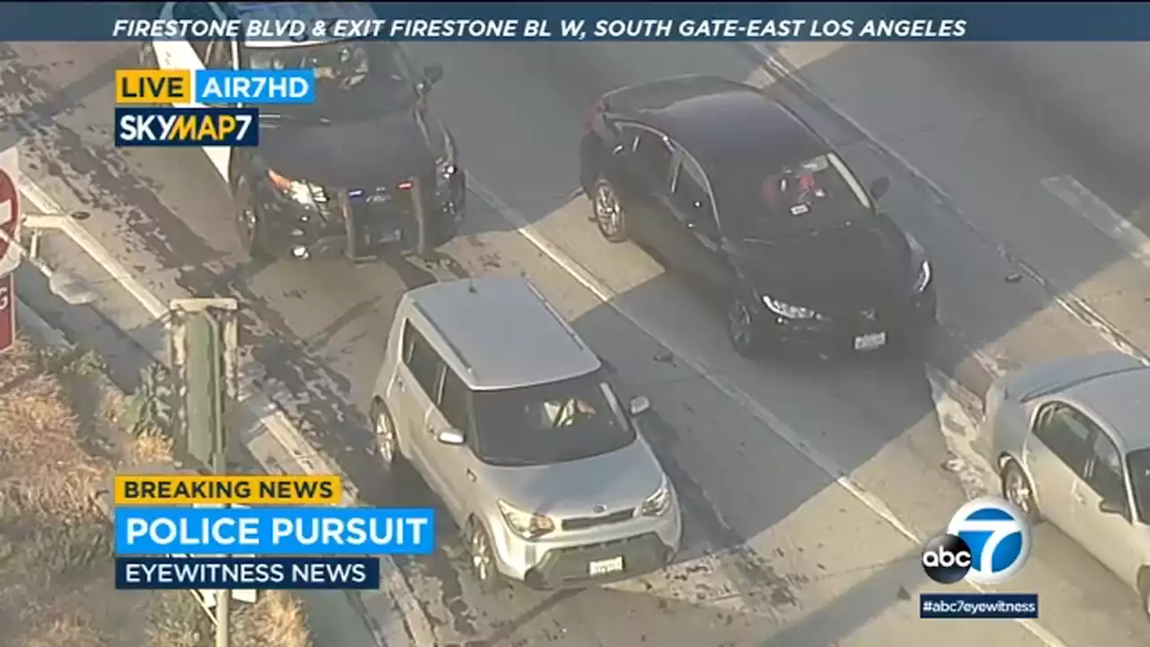 Driver leads authorities on high-speed chase through southeast LA County