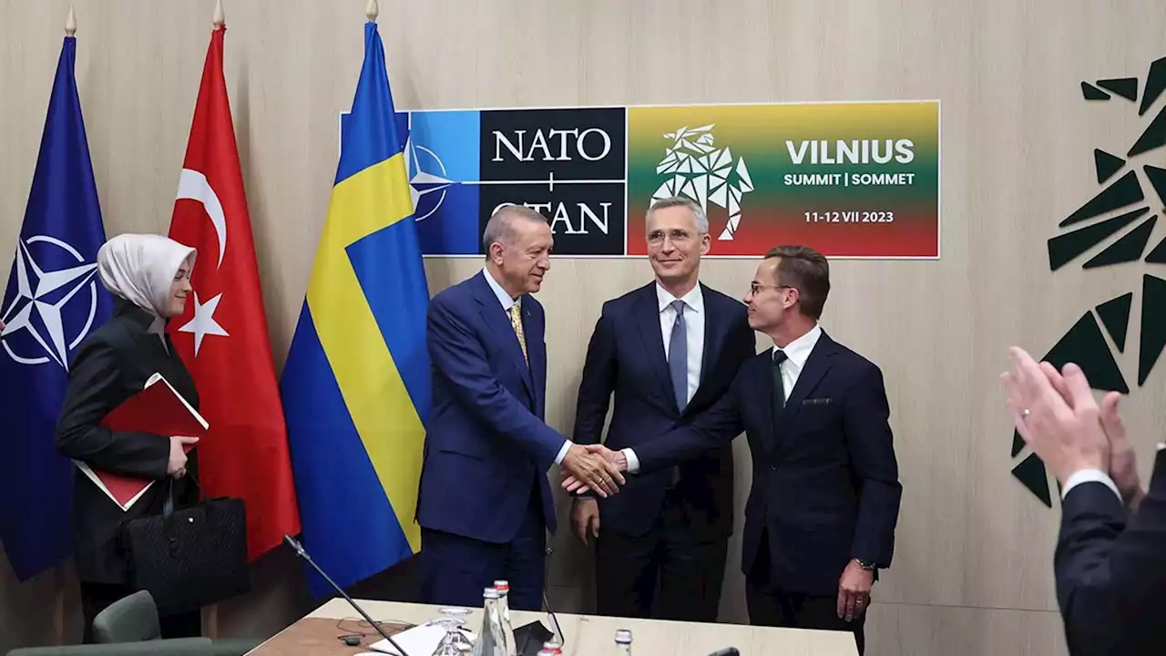 NATO chief says Turkey agrees to advance Sweden's bid to join NATO