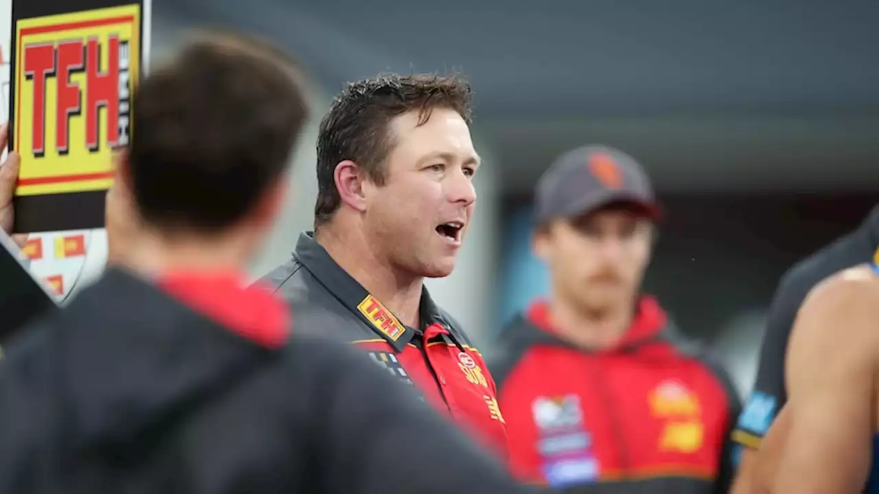 Gold Coast Suns part company with coach Stuart Dew as team's finals hopes fade again