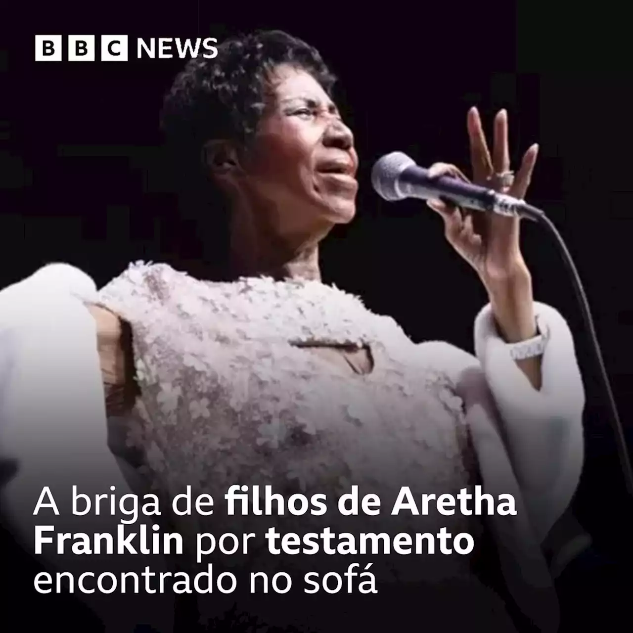 A briga de filhos de Aretha Franklin por testamento encontrado no sofá - BBC News Brasil