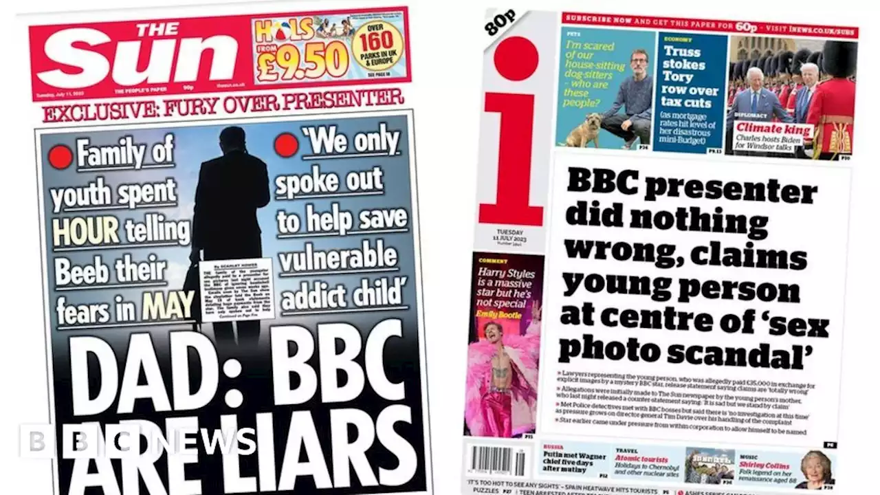 'BBC presenter did nothing wrong' and 'the BBC are liars'