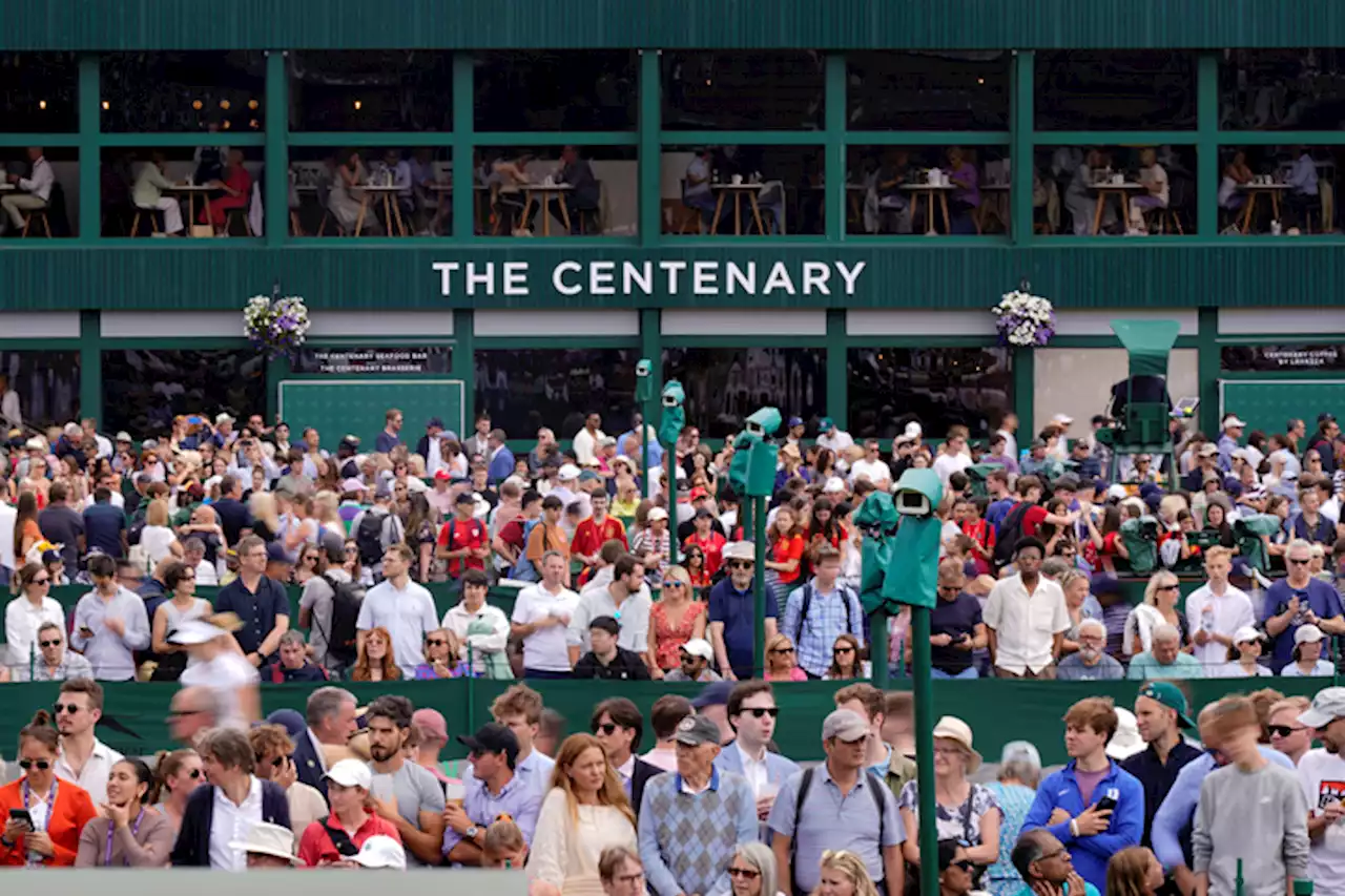 Champagne problems as Wimbledon asks fans to cork it when players serve | The Associated Press