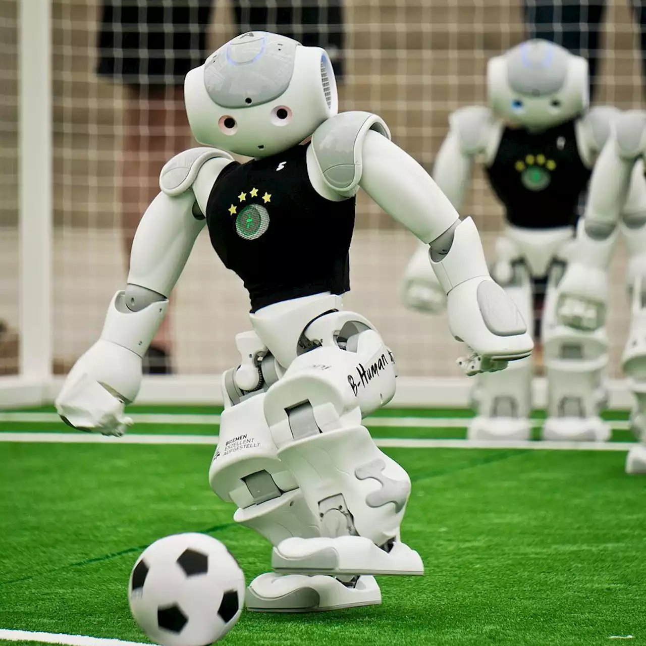 Des robots qui disputent des matchs de foot, quoi de plus normal après tout ?