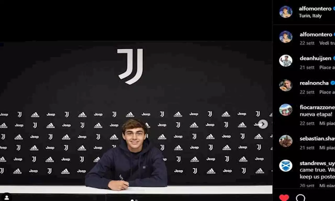 Juve, rinnovo pronto per Montero junior. E può giocare con papà Paolo nella prossima stagione