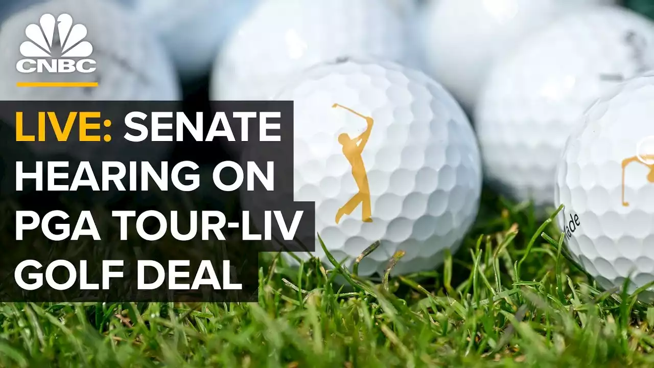 LIVE: Senate holds hearing on the PGA Tour -LIV Golf merger and the future of golf — 07/11/23