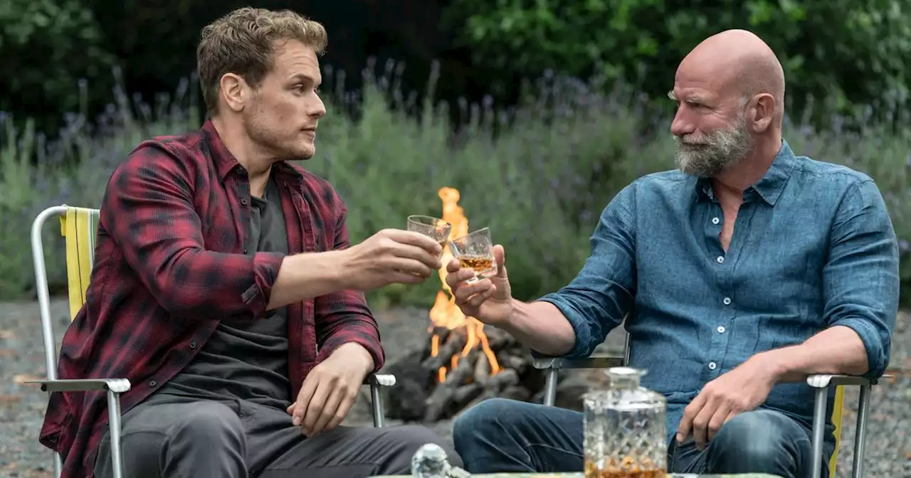 Sam Heughan and Graham McTavish Men in Kilts trailer showcases wild adventures