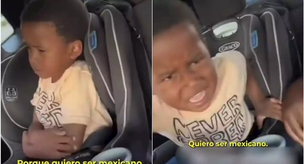 VIDEO: Niño etíope hace berrinche por no ser mexicano y explica la razón