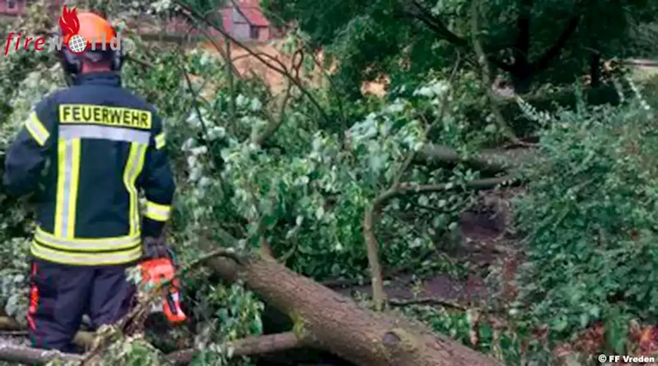 D: Mehr als fünf Stunden Einsatz nach Unwetter über Vreden