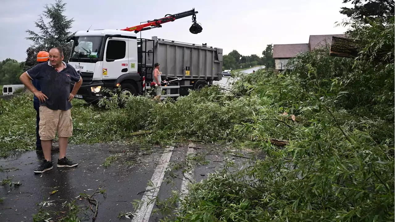 DIRECT. Orages : des premiers dégâts constatés dans plusieurs villes de l'Est